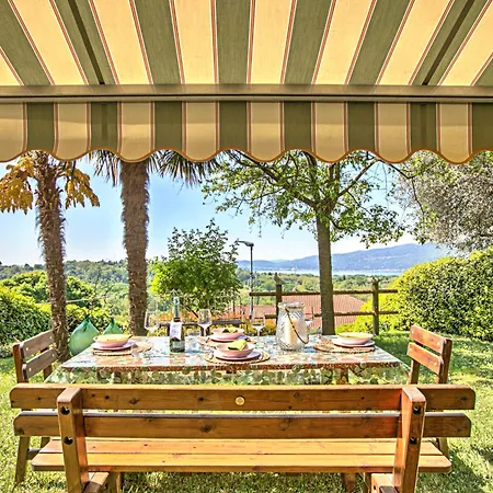 Homesweethome Lake-View Villetta A Schiera With Garden - Happy Rentals * Besozzo